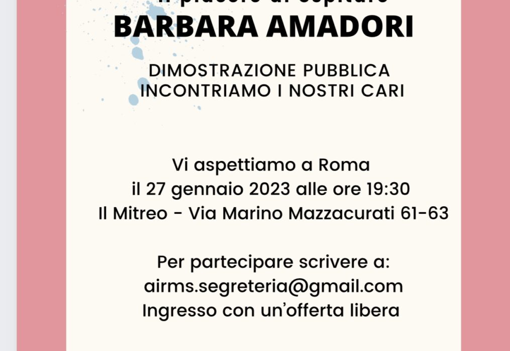 Conferenza con Barbara Amadori
