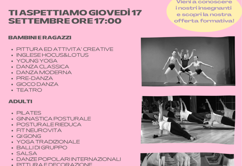 Presentazione Nuovo Anno Accademico 2026 – 2027